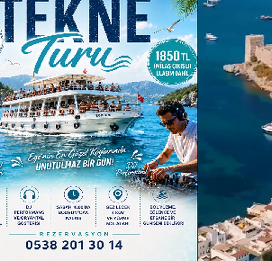 Tekne turu afişi